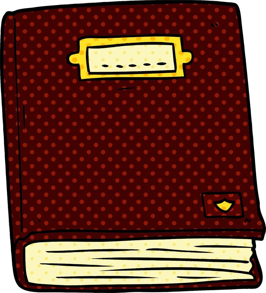 cartoon old book vector