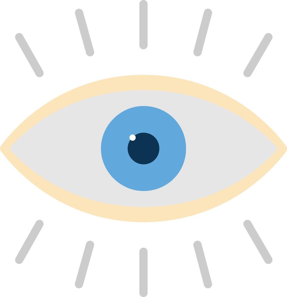 Vision Flat Icon vector