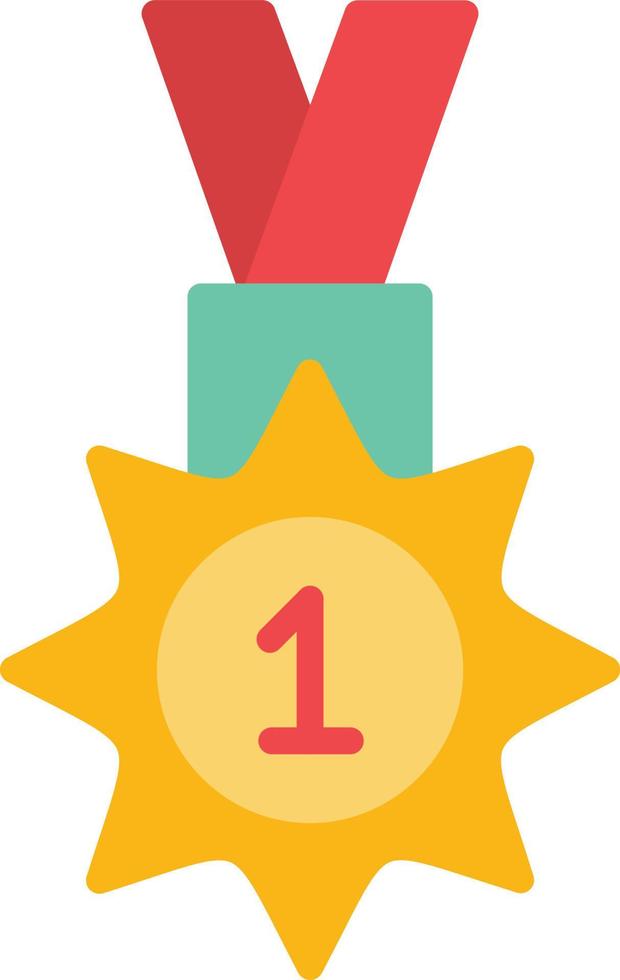 First Position Flat Icon vector