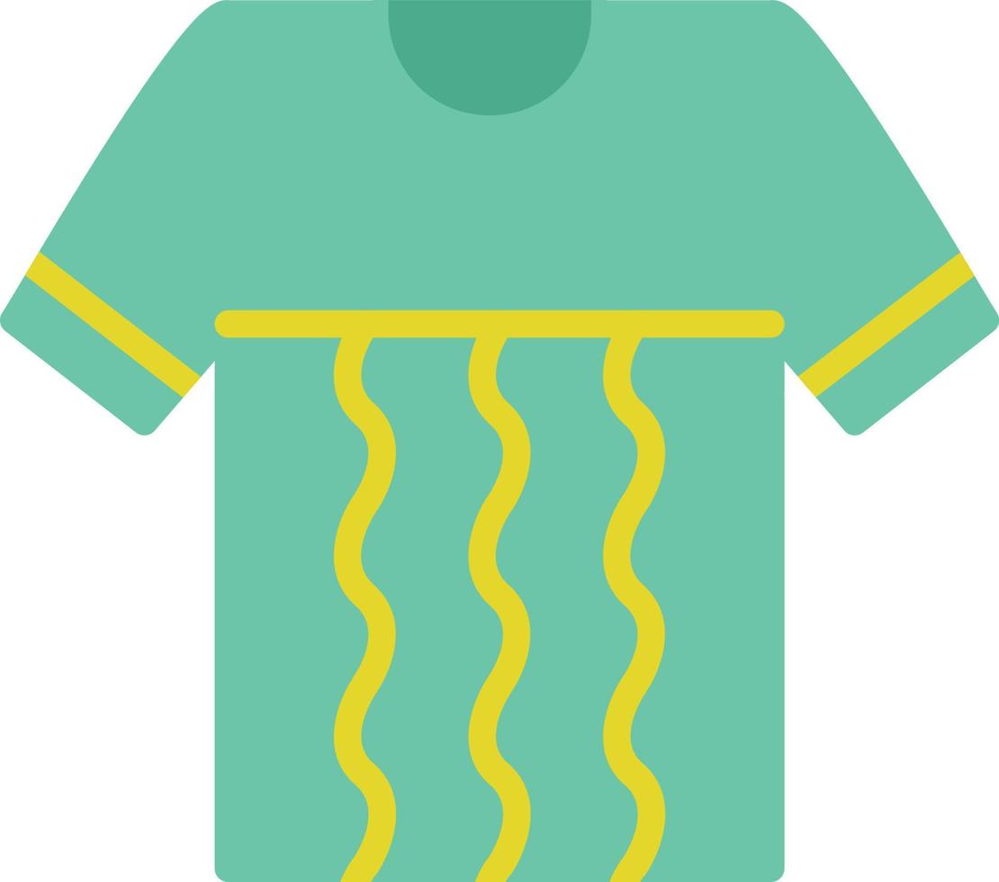 Tshirt Flat Icon vector