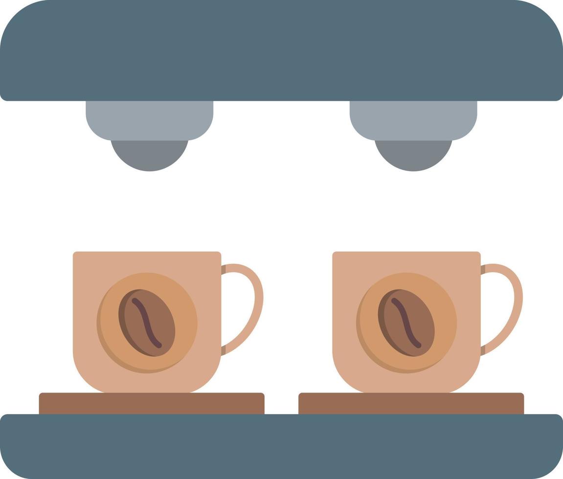 Coffee Machine Flat Icon vector