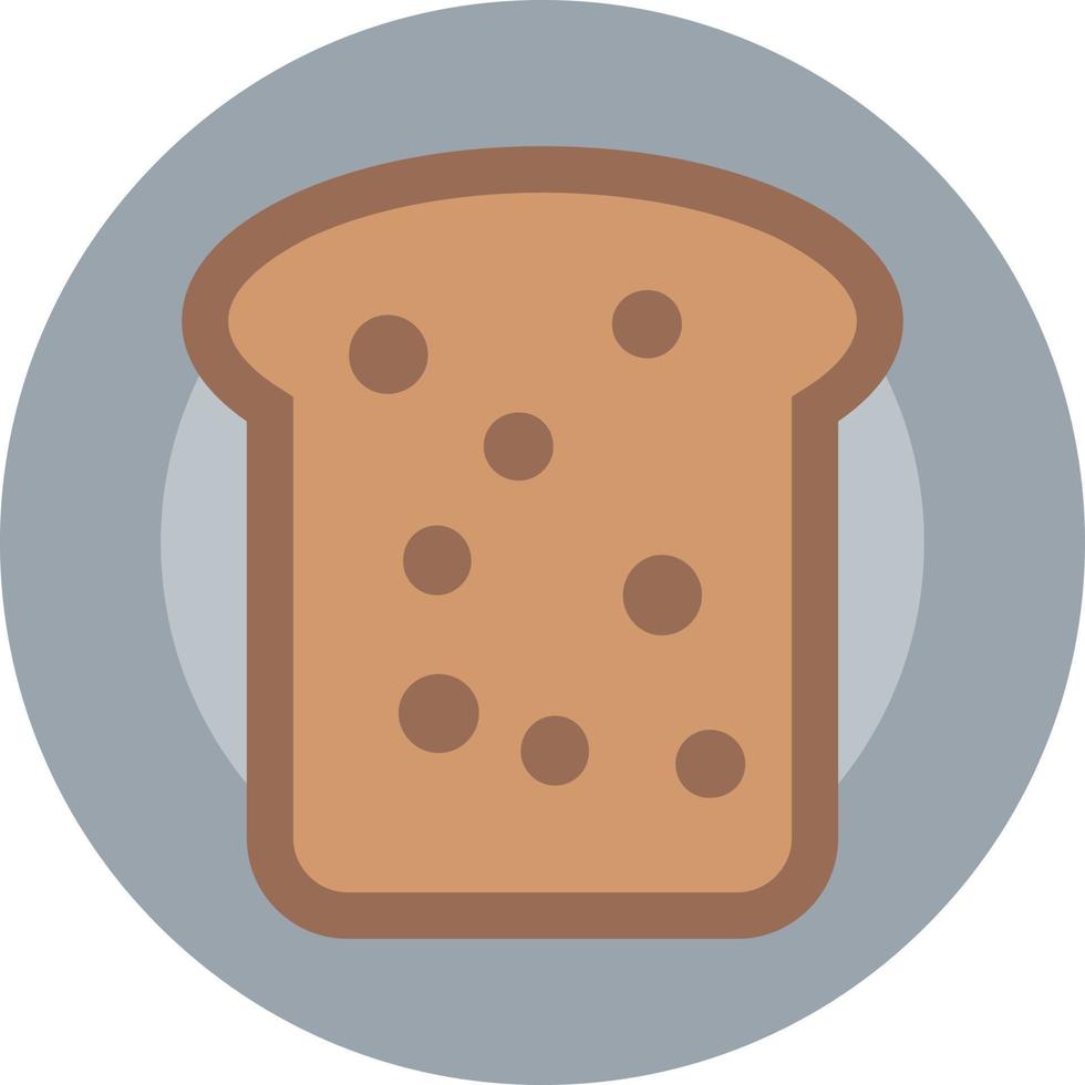 Bread Flat Icon vector