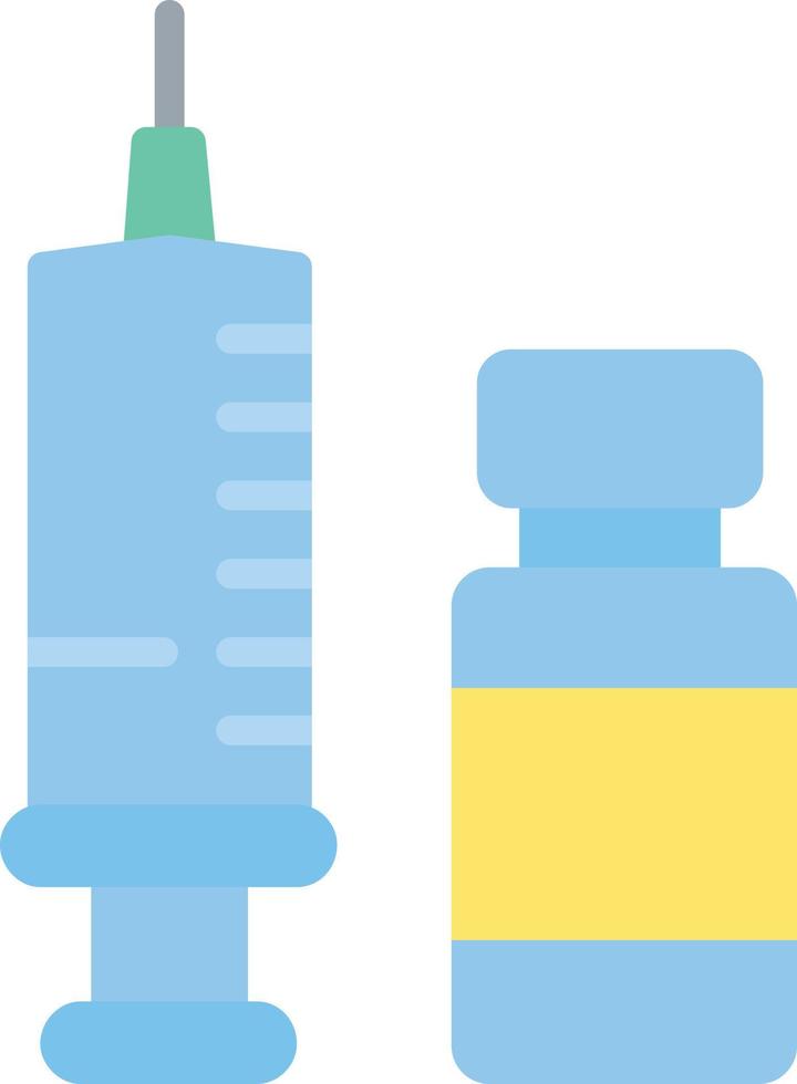 Vaccine Flat Icon vector