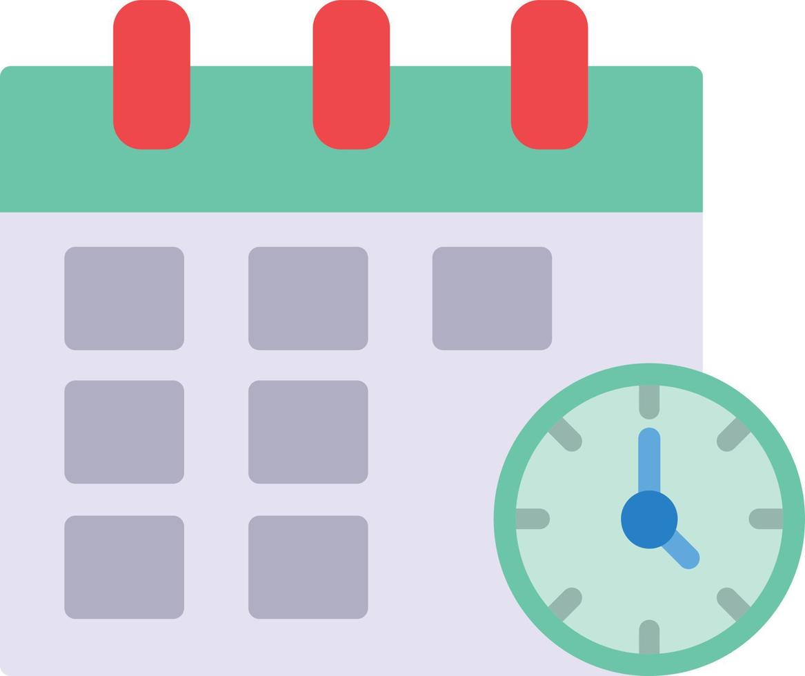 Period Time Flat Icon vector