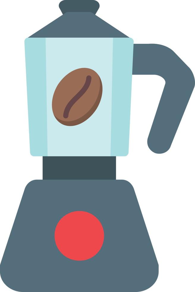 Coffee Pot Flat Icon vector