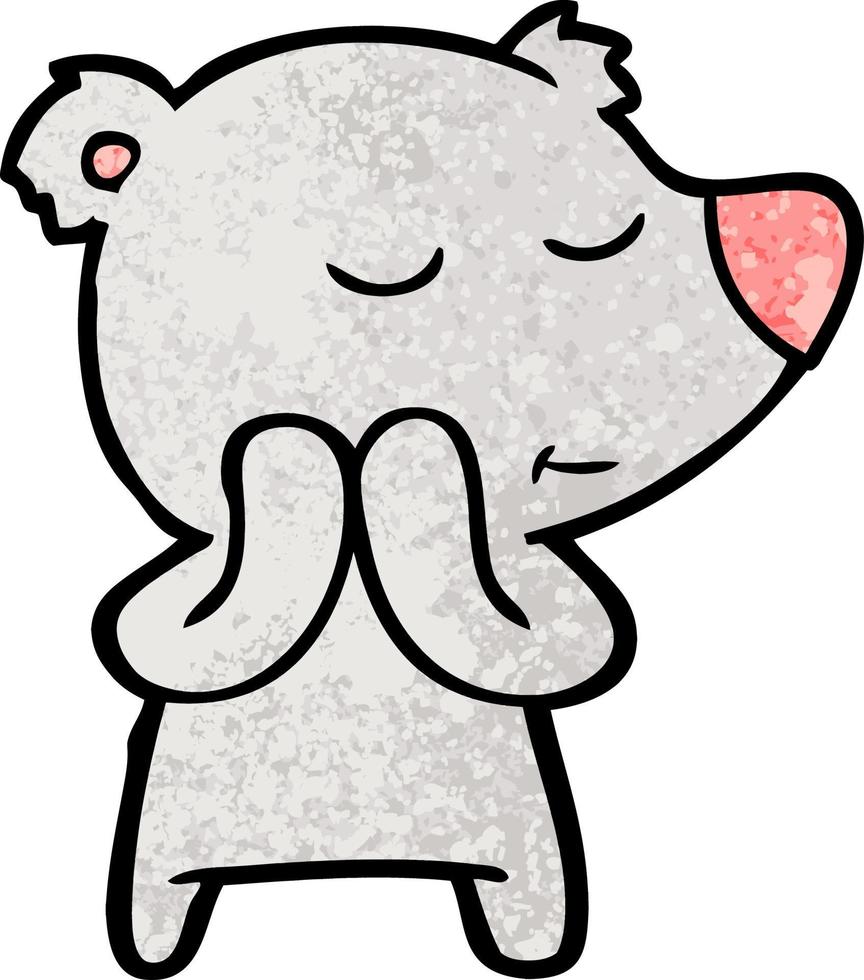 bear cartoon chraracter vector
