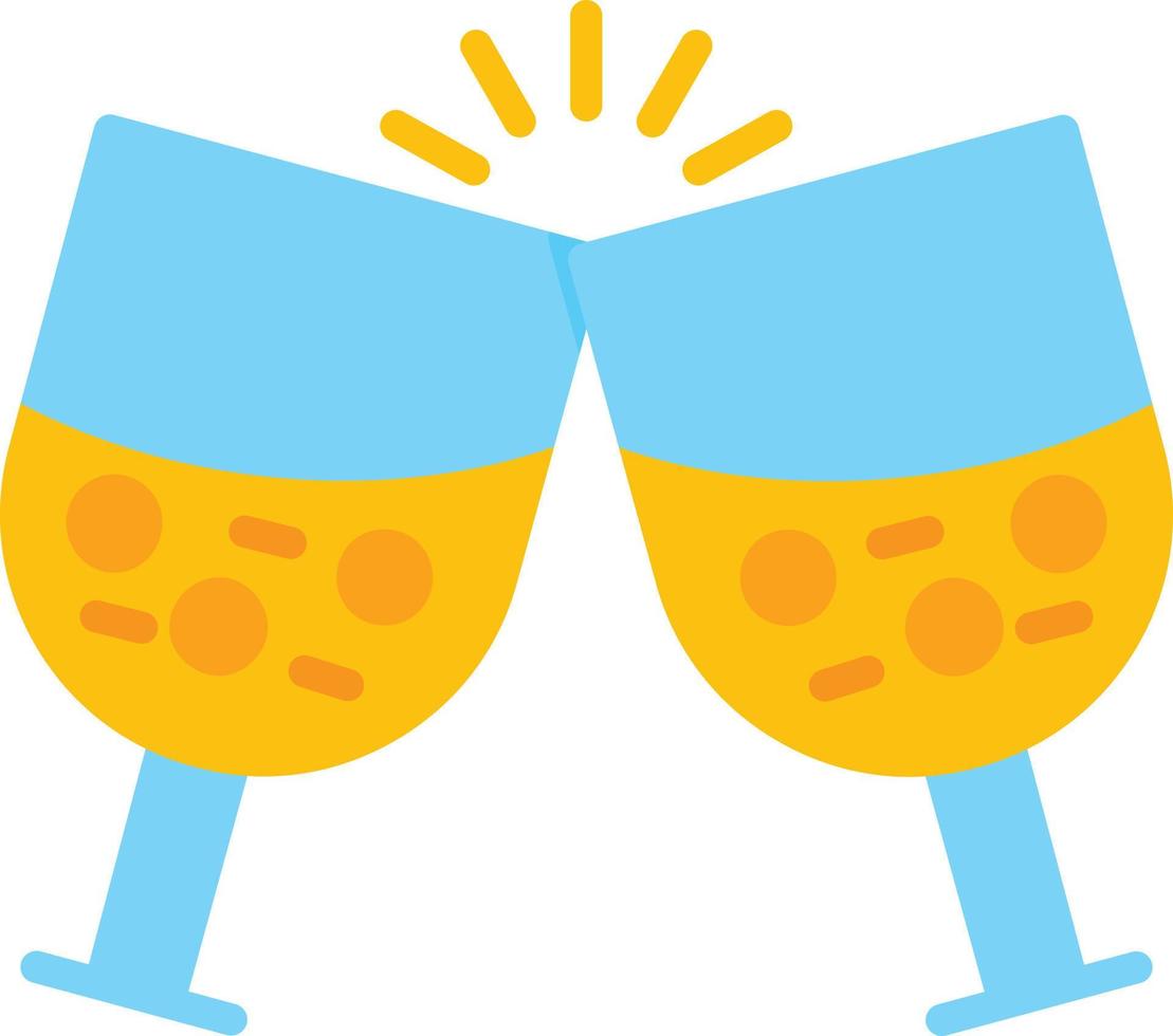 Cheers Flat Icon vector