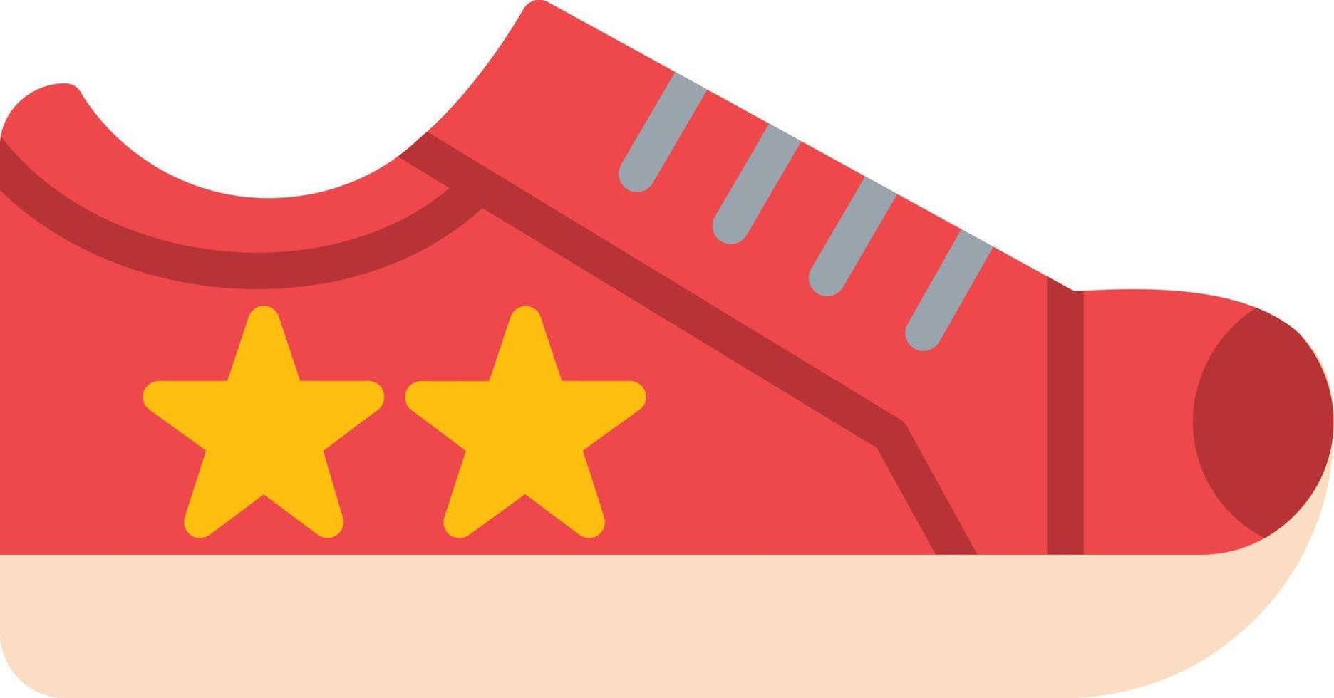 Sneaker Flat Icon vector