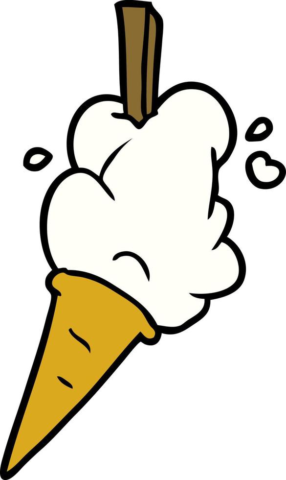 cartoon ice cream vector