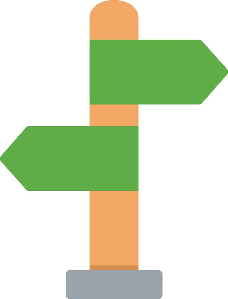 Direction Flat Icon vector