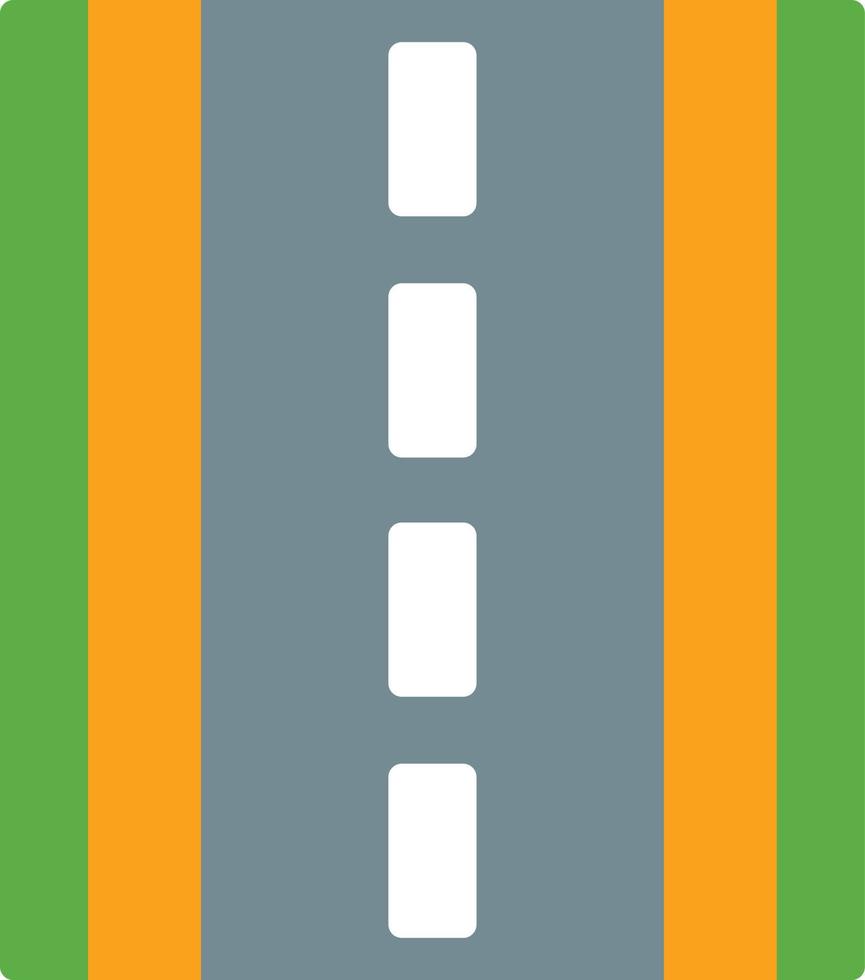 Road Flat Icon vector
