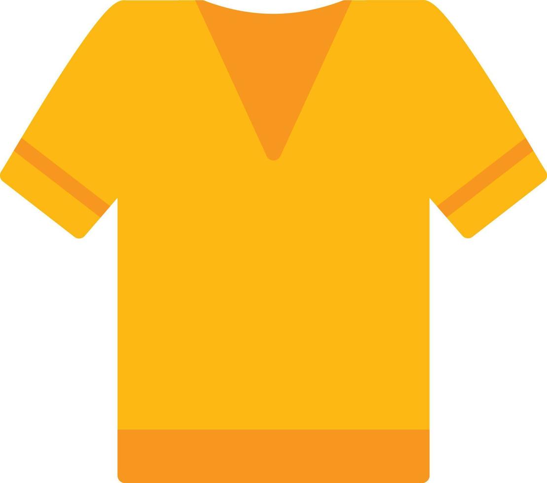 T Shirt  Flat Icon vector