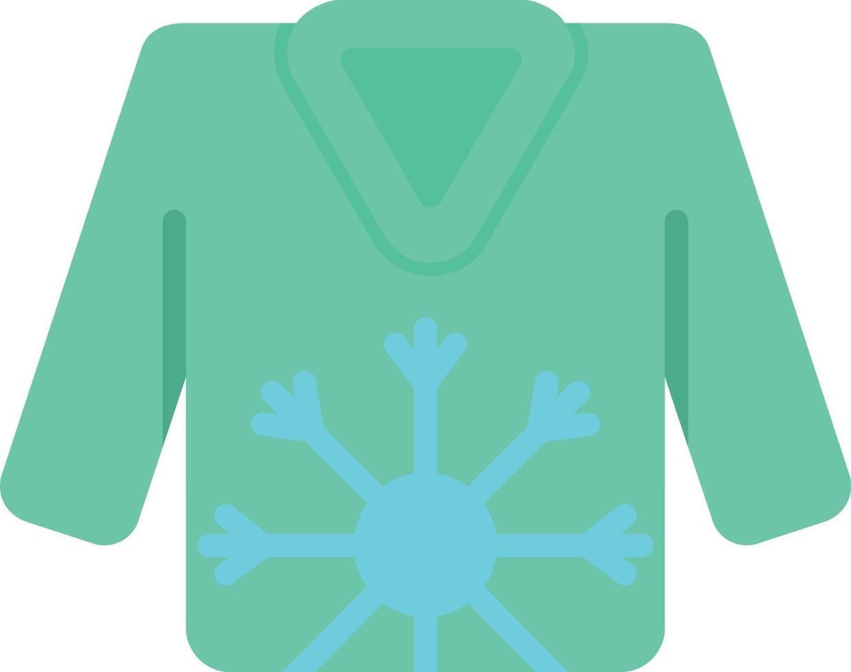 Sweater Flat Icon vector