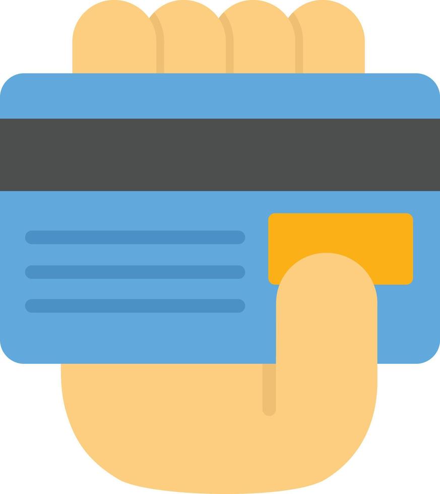 Credit Card Flat Icon vector