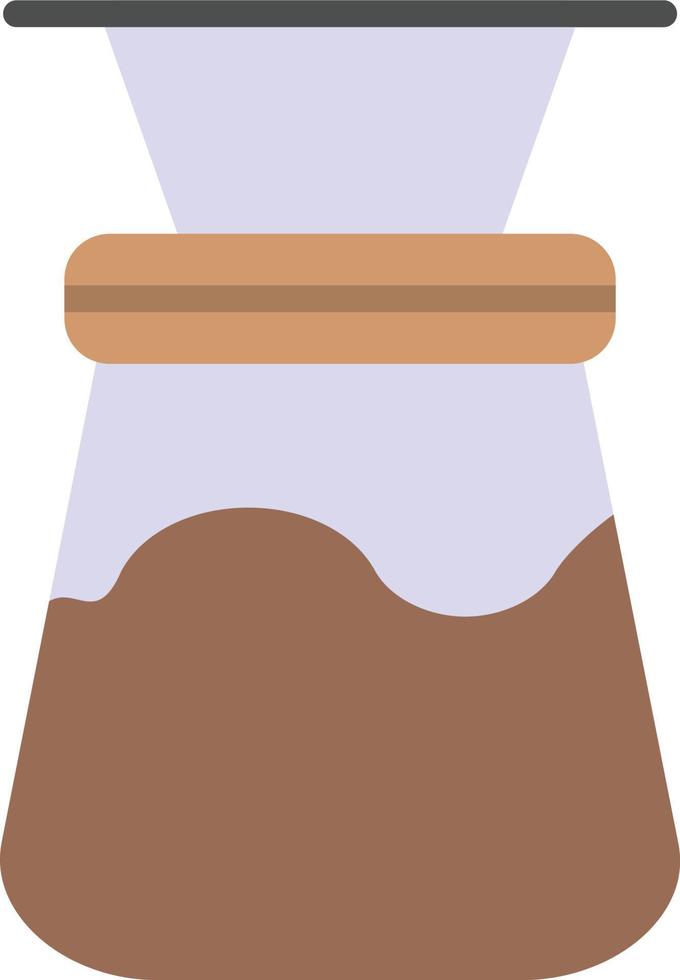 icono plano de filtro de café vector
