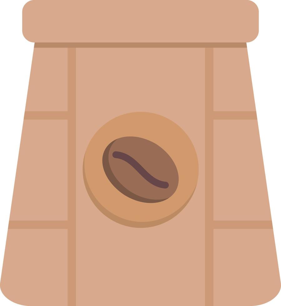 Coffee Pack Flat Icon vector
