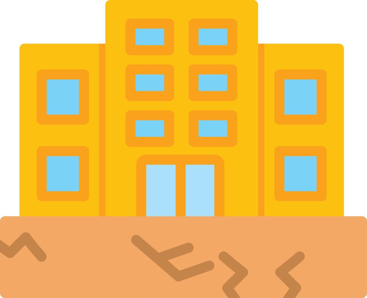 Earthquake Flat Icon vector