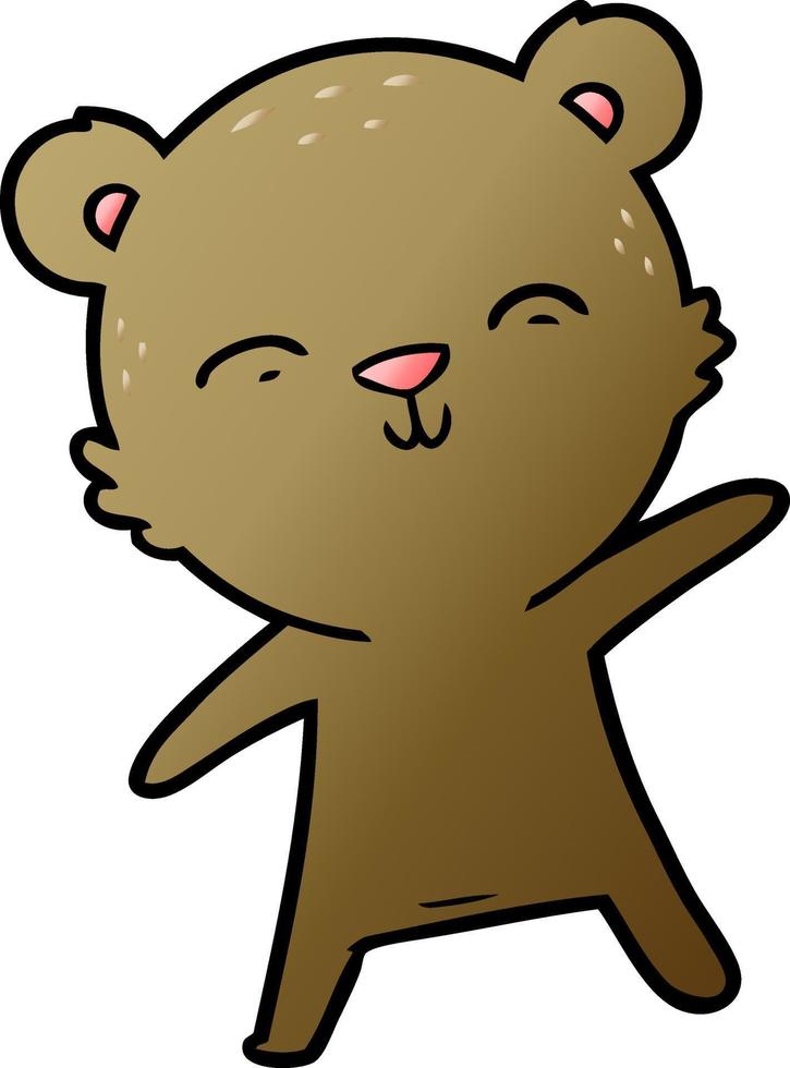bear cartoon chraracter vector