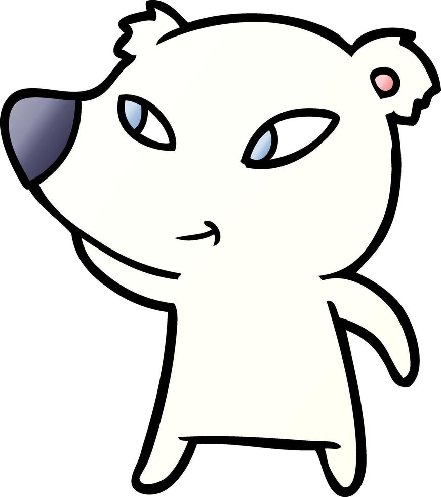 polar bear cartoon vector