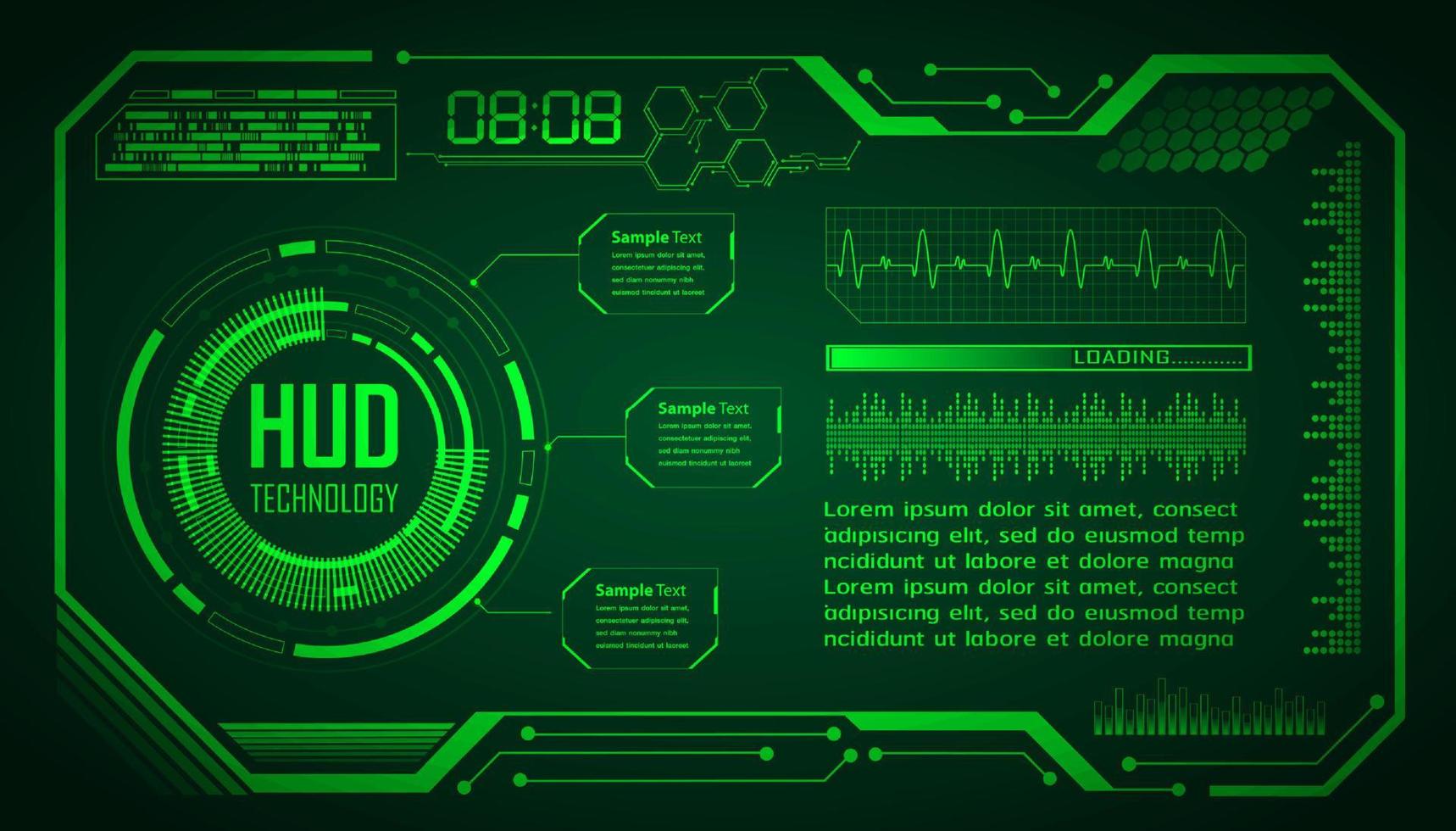 Modern Technology Background vector