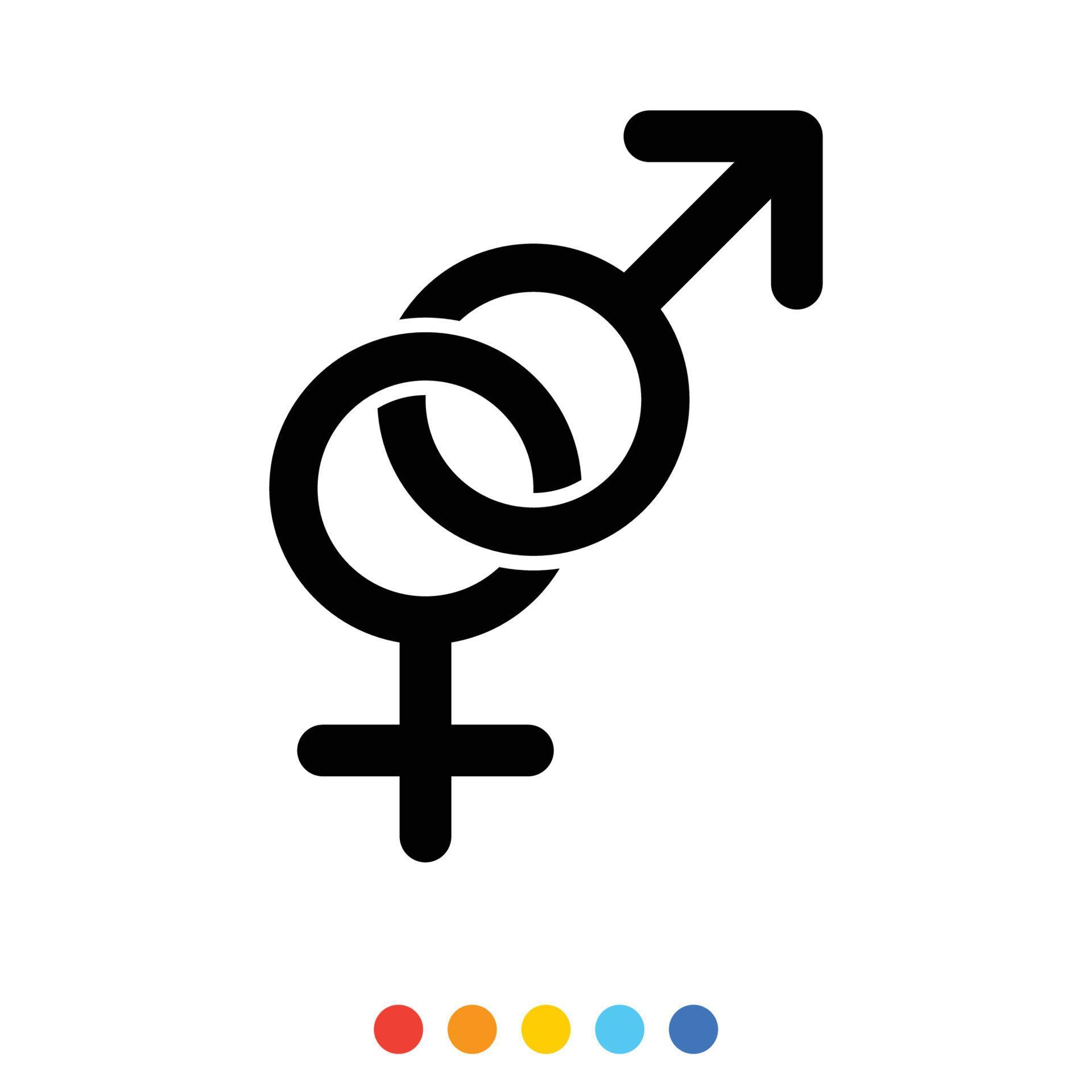 Female and male symbol icon vector illustration 12397054 vector art