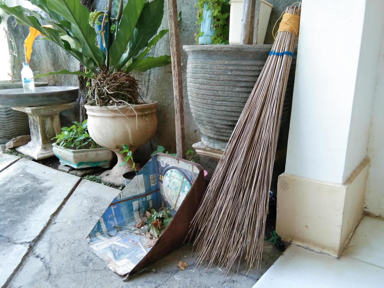 broom sticks and cikrak inherited from the ancestors that are still preserved by the Indonesian population photo