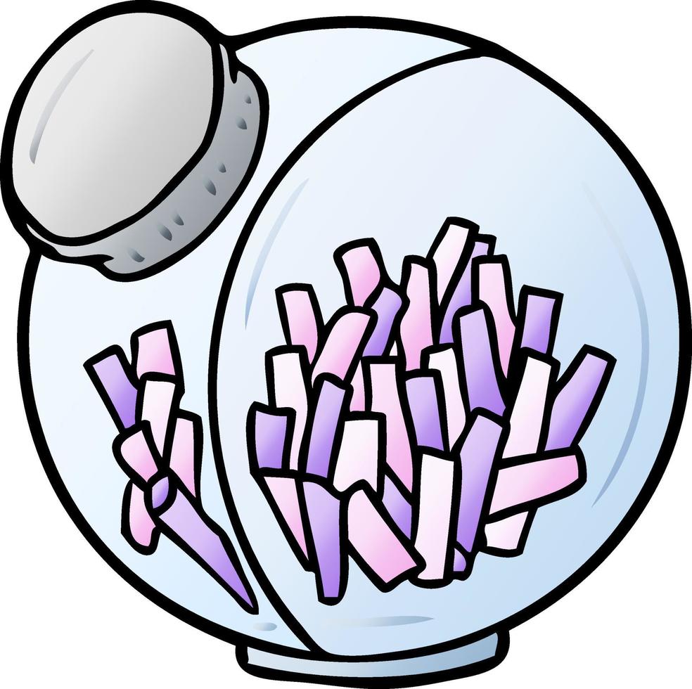 cartoon candy in a sweet jar 12398415 Vector Art at Vecteezy