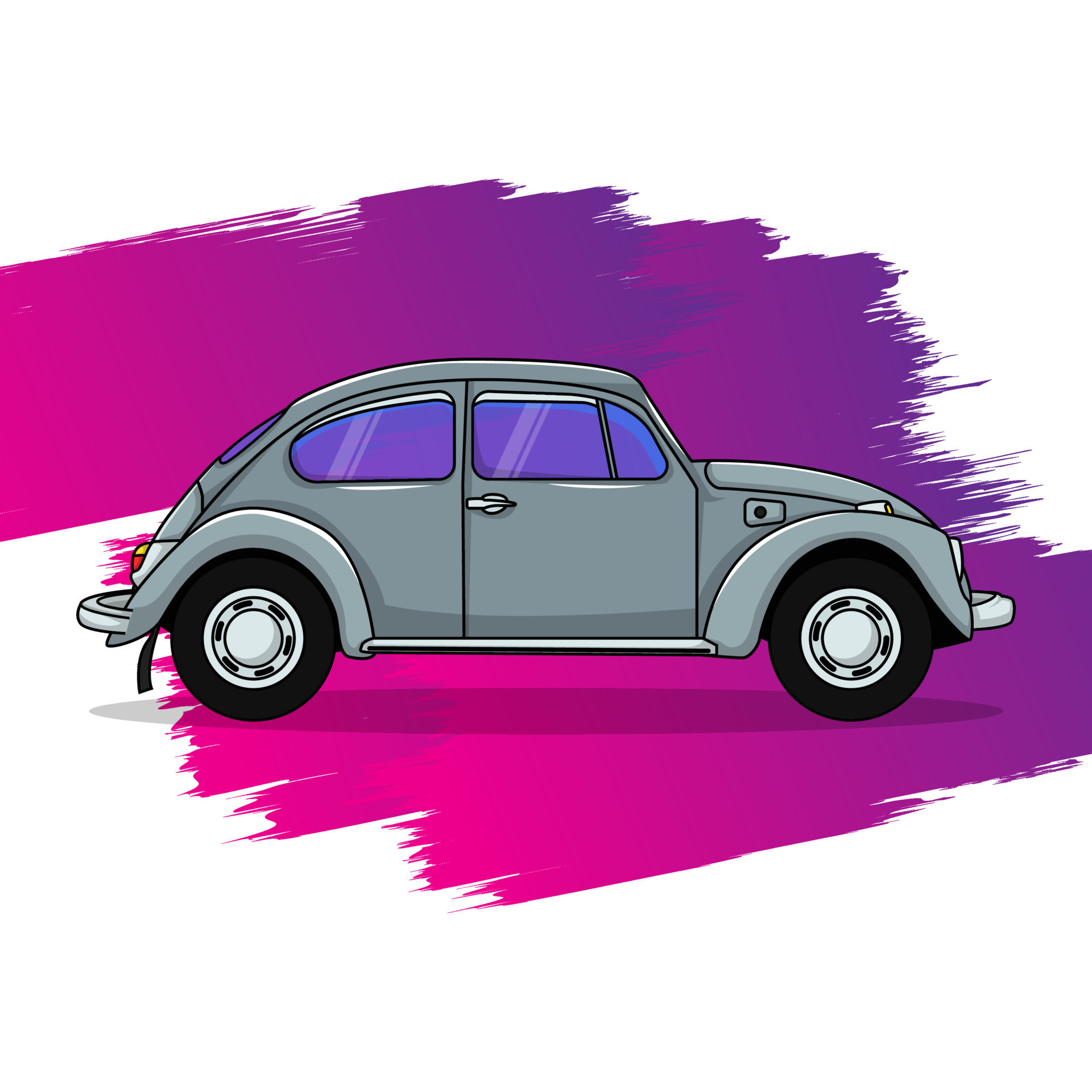 volkswagen beetle car vector 12400391 Vector Art at Vecteezy