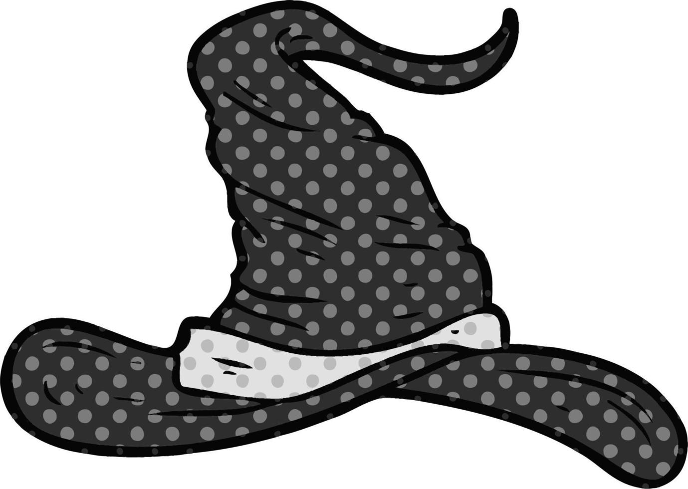 cartoon wizards hat vector