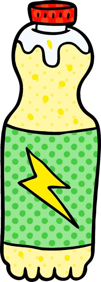 cartoon soda bottle vector