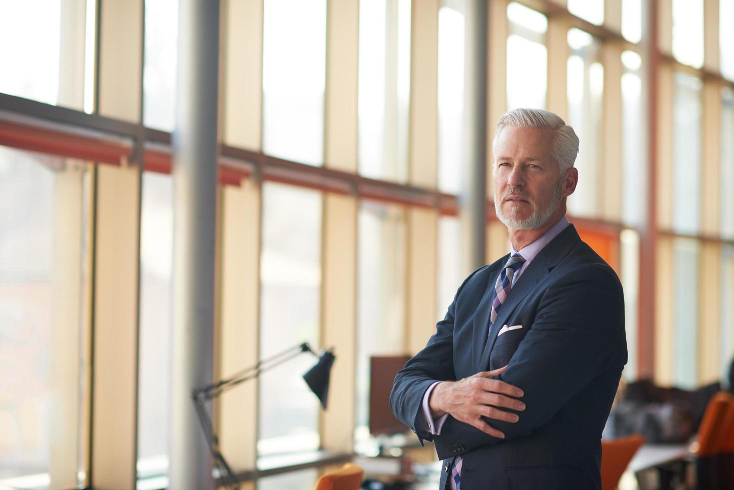 senior business man portrait photo