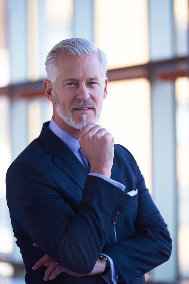 senior business man portrait photo