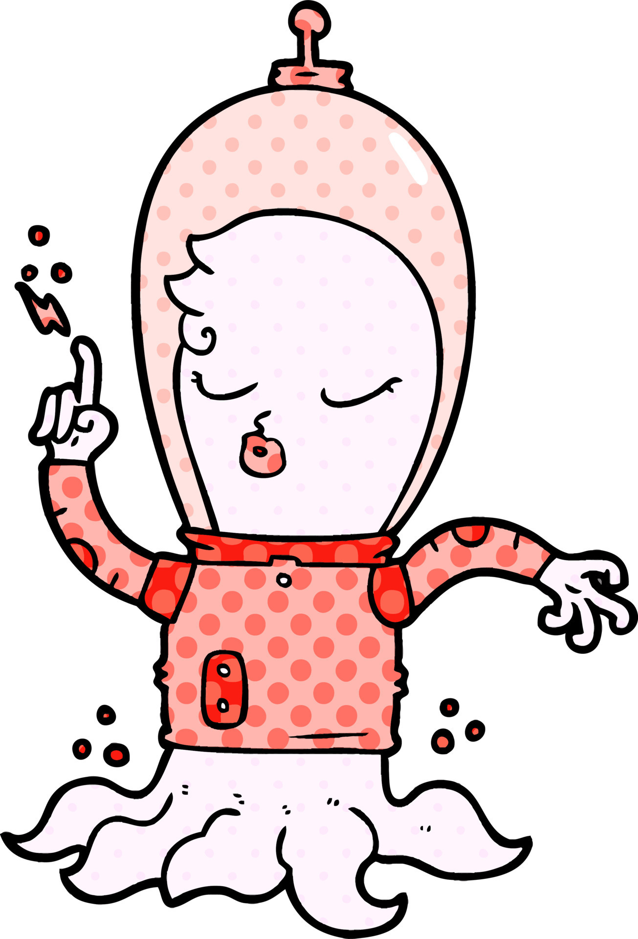cute cartoon alien 12401731 Vector Art at Vecteezy