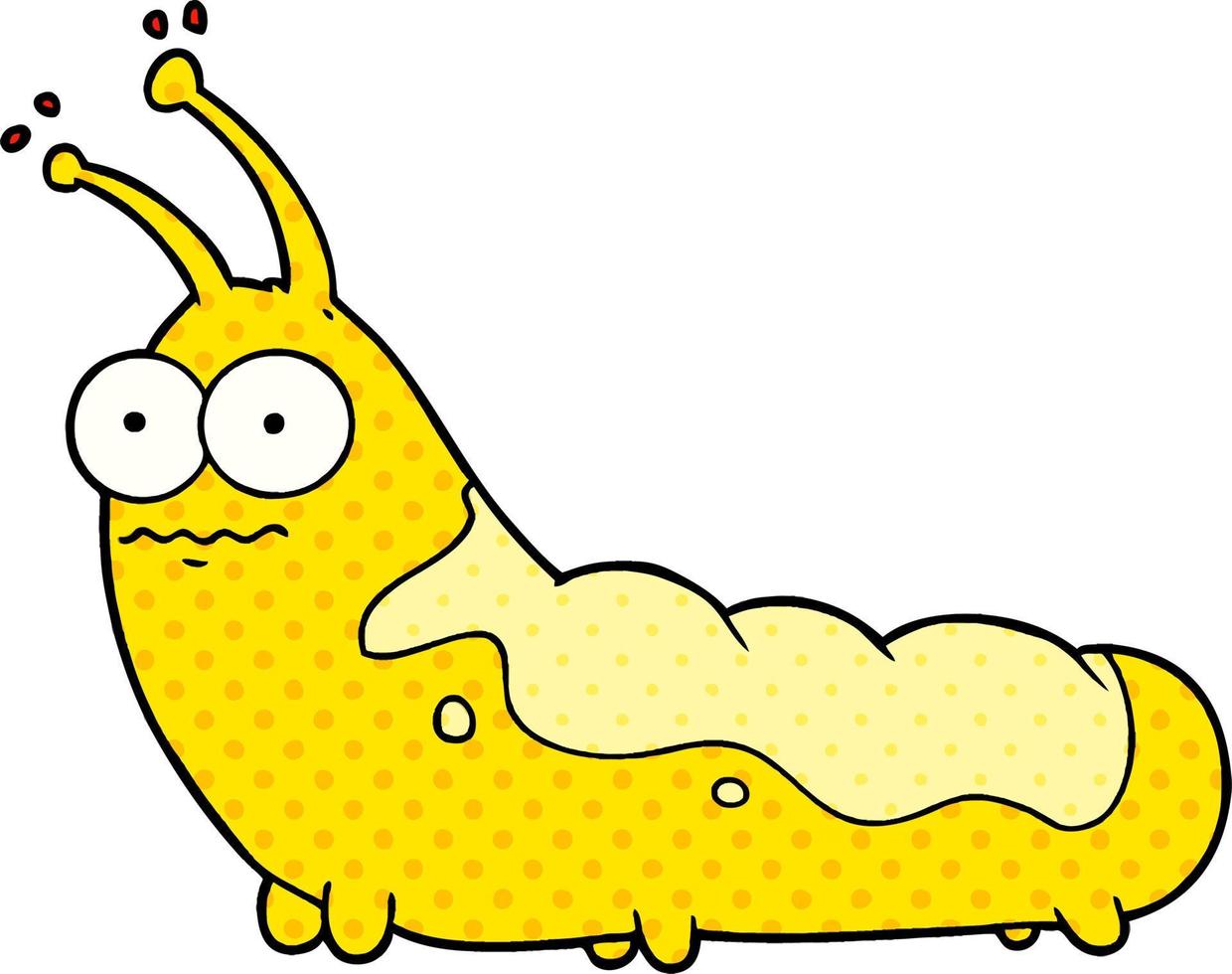funny cartoon caterpillar vector