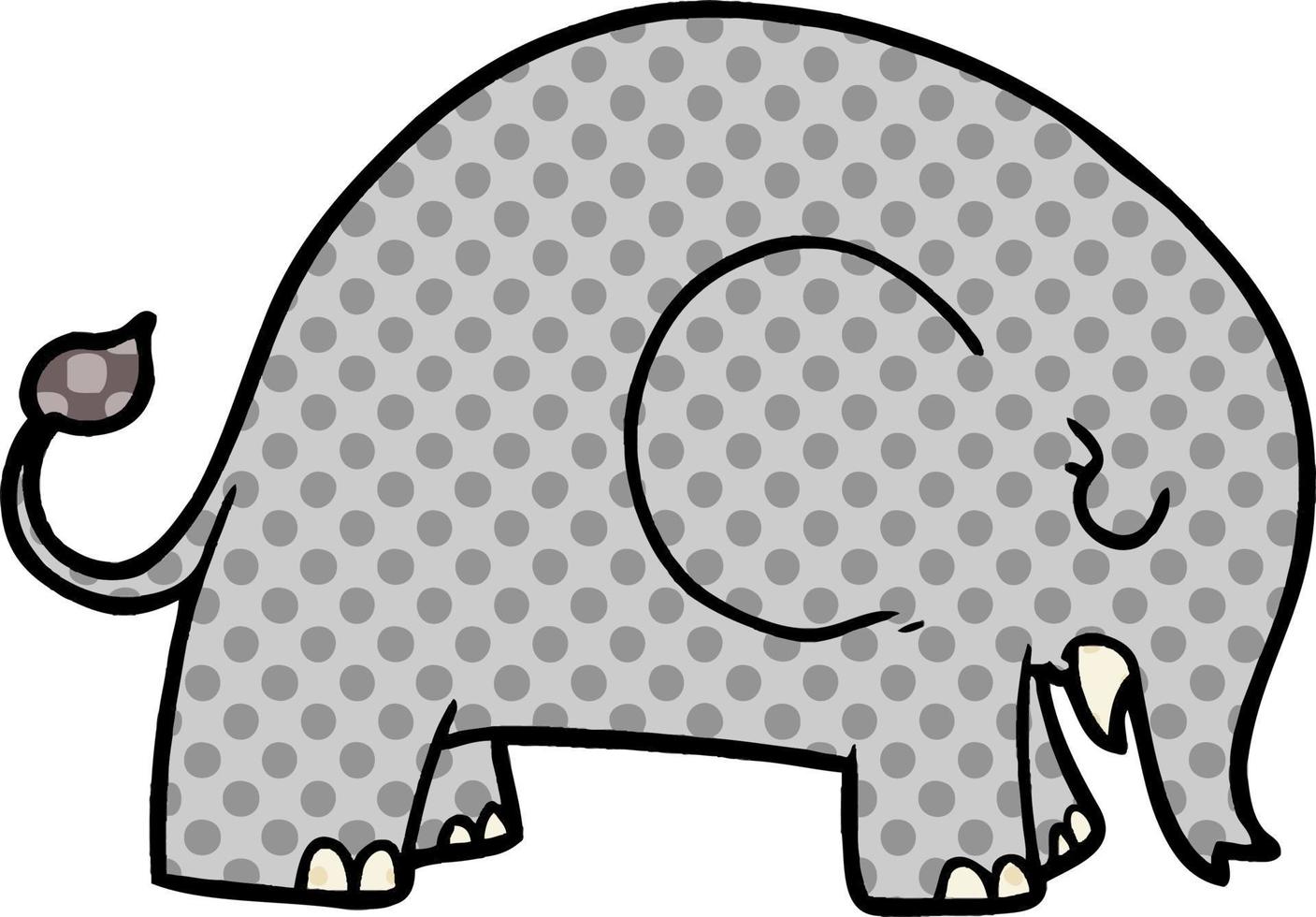 cute cartoon elephant vector