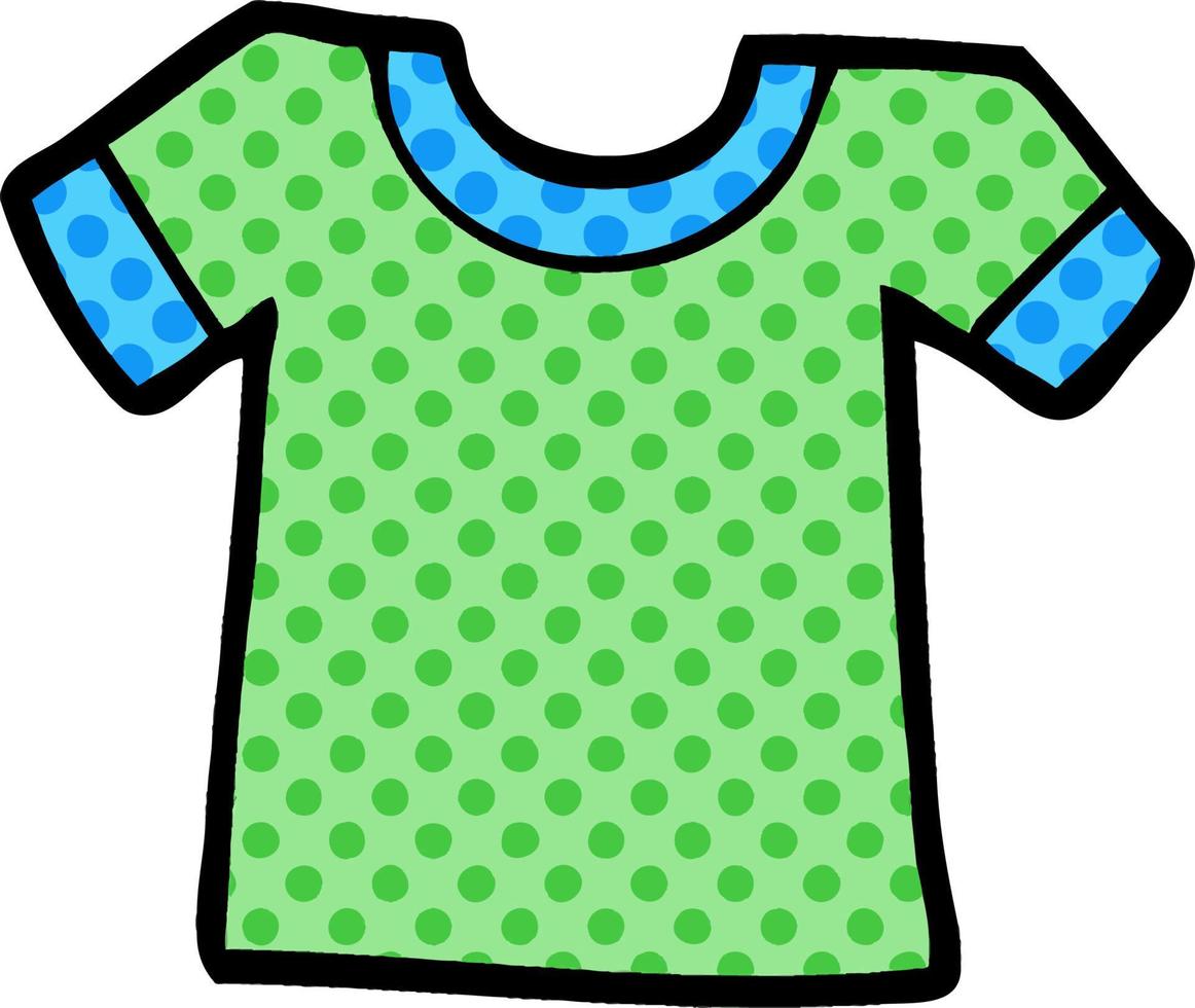 cartoon tee shirt vector