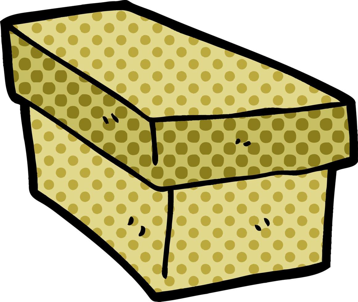 cartoon cardboard box vector