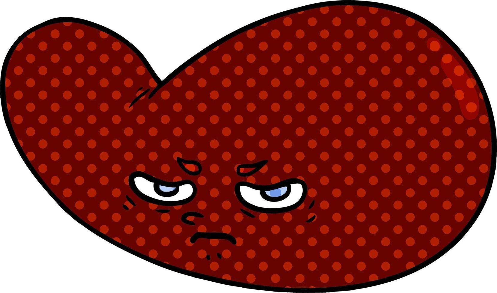 cartoon gall bladder vector