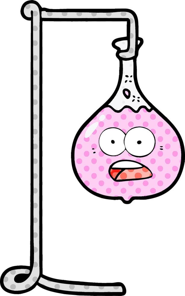 cartoon science experiment vector