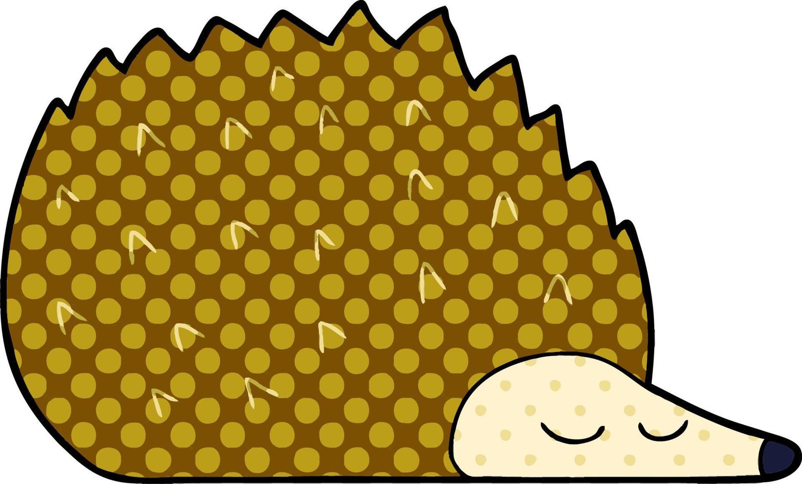 cartoon hedgehog character vector