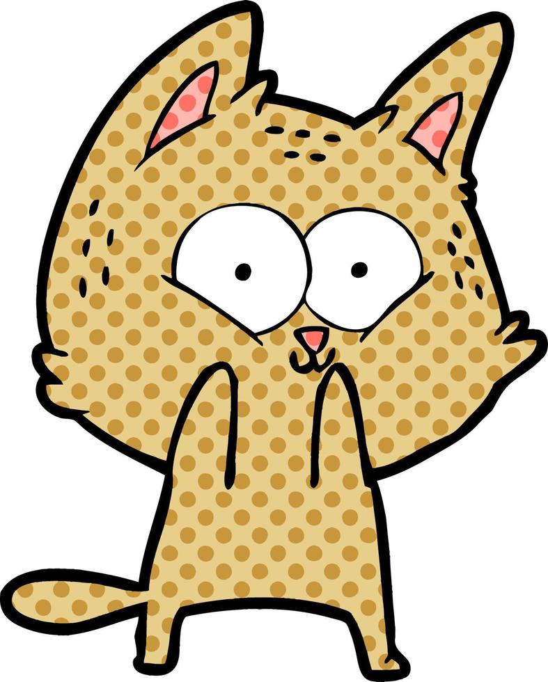 Vector cartoon cat