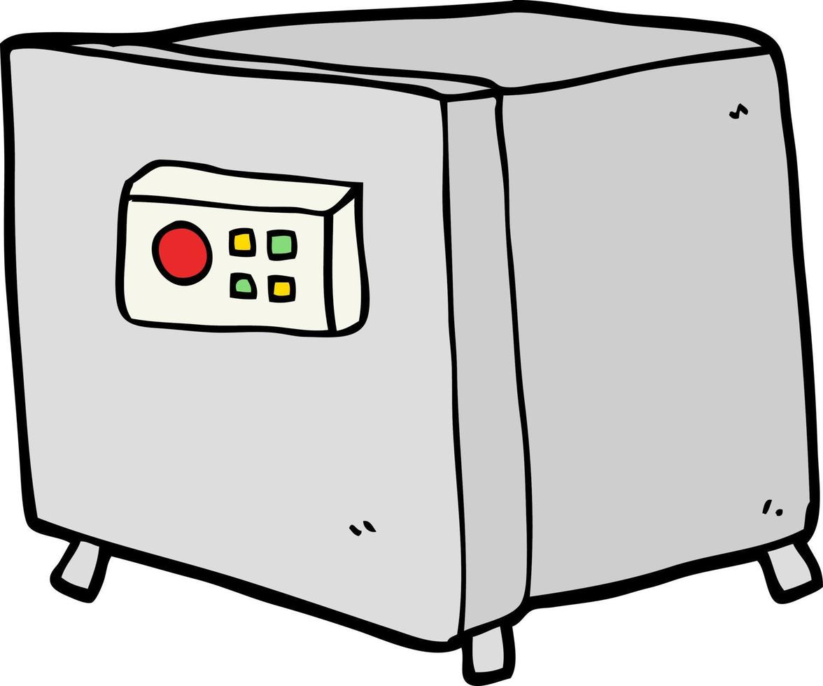 Vector cartoon safe