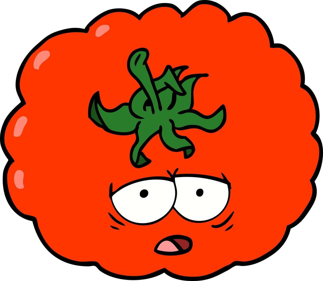 Vector cartoon tomato