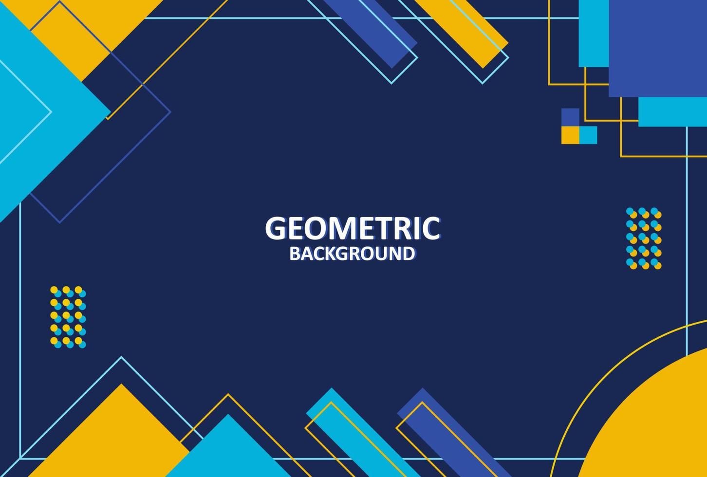 Geometric Abstract shapes Background vector