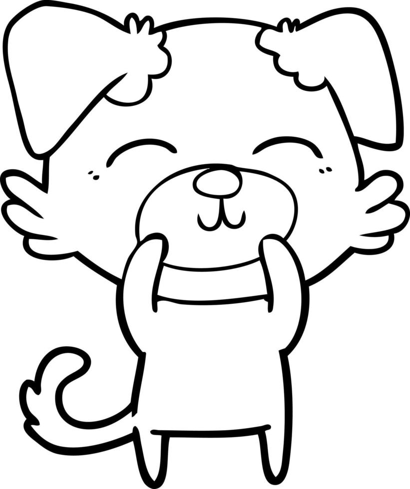 Vector cartoon cat