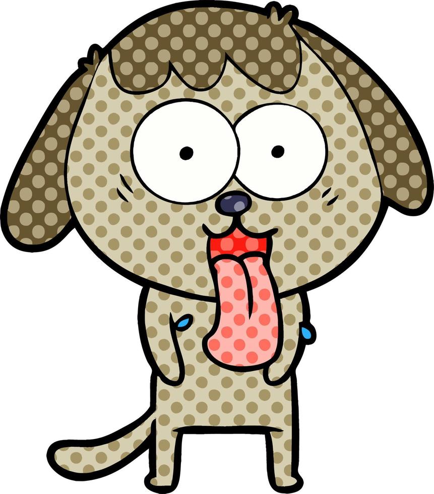 cute cartoon dog vector