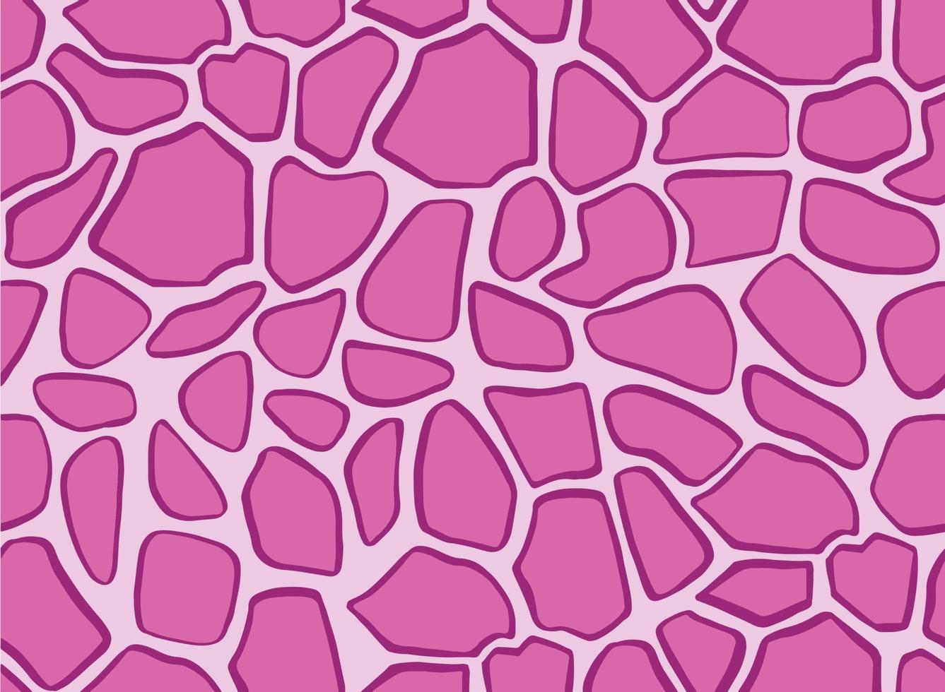 abstract stained-glass mosaic background - magenta circles. Vector illustration