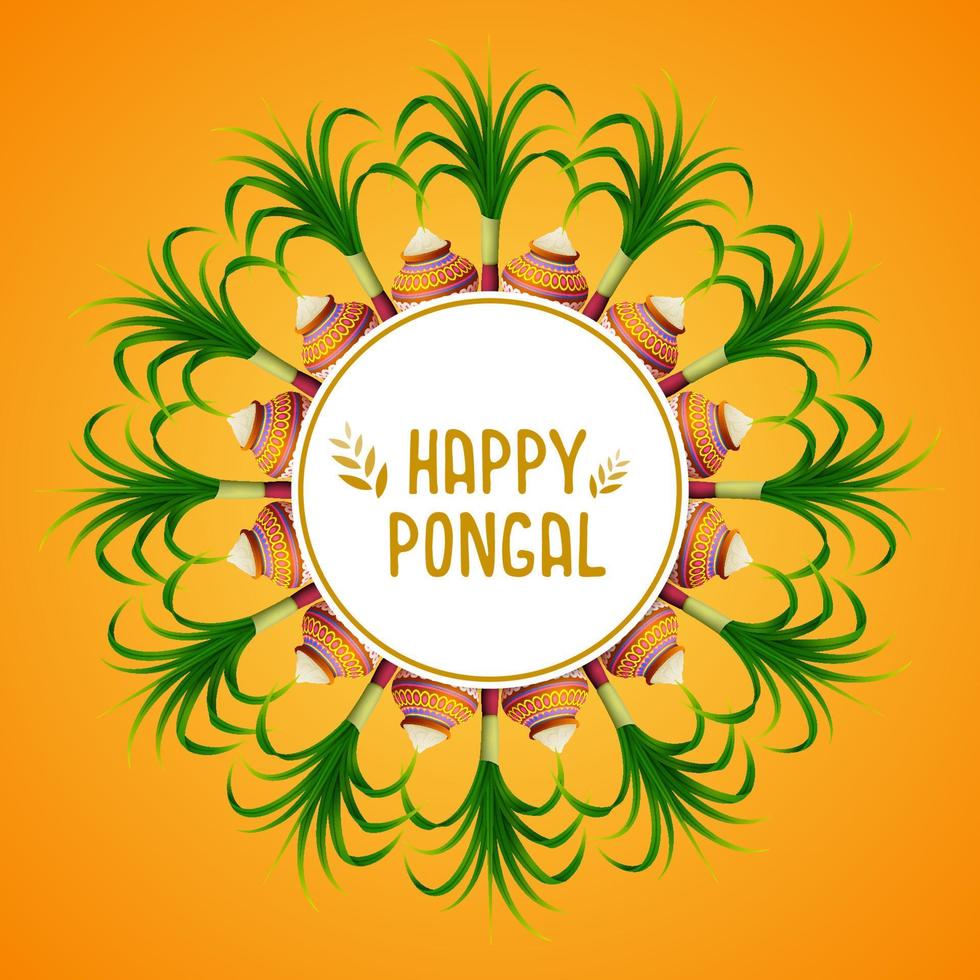 Happy Makar Sankranti greeting card vector