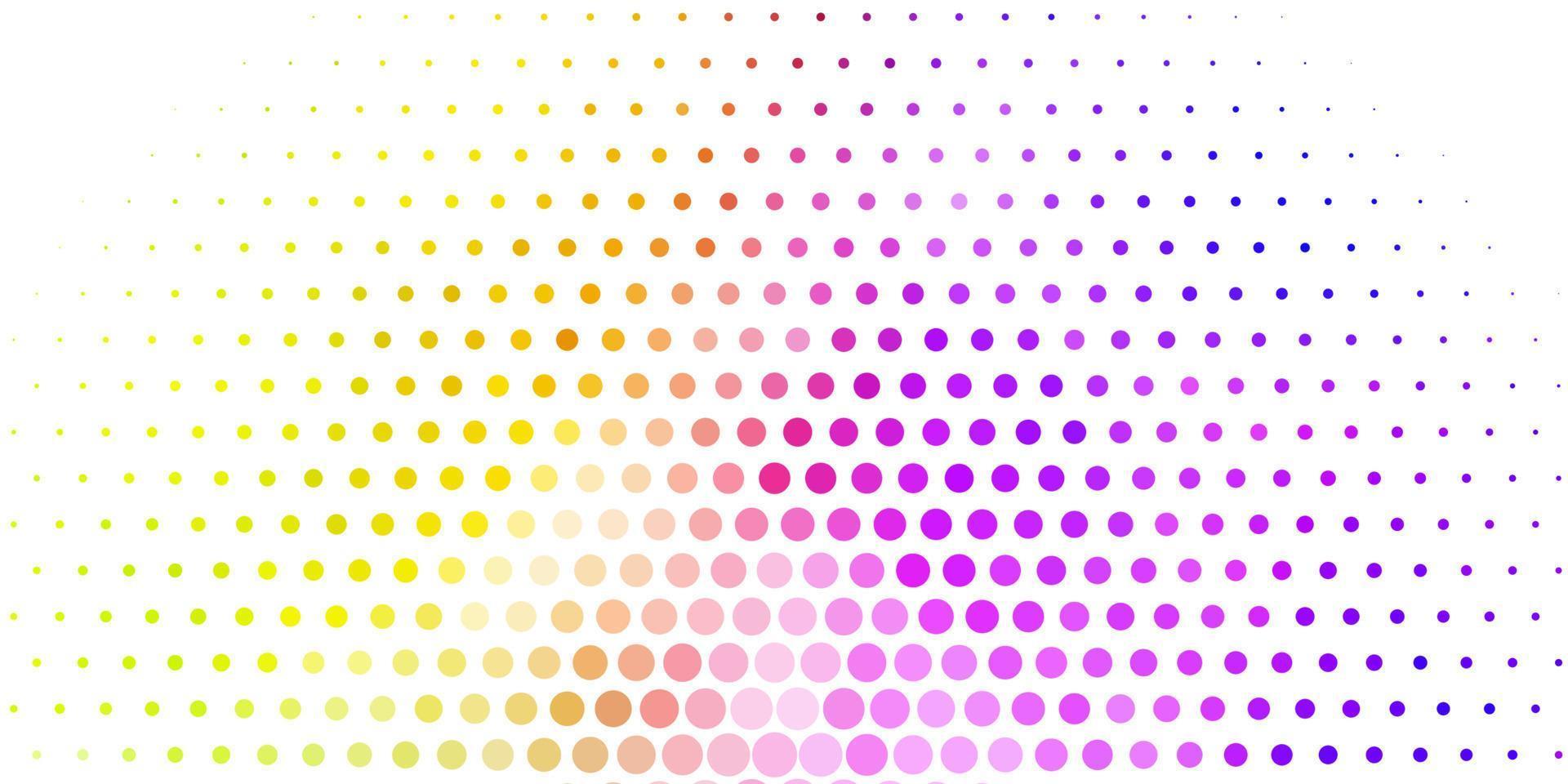 Light Multicolor vector pattern with spheres.