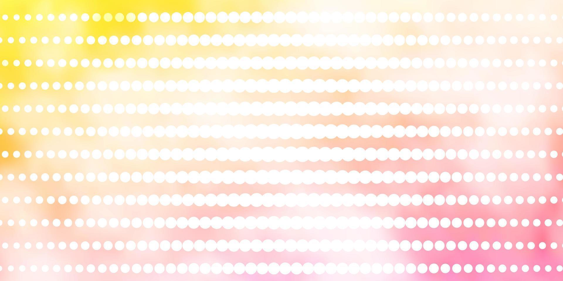 Light Orange vector backdrop with circles.